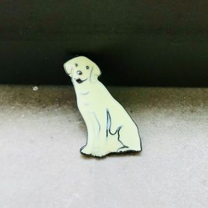 Yellow Golden/Labrador Retriever Pin